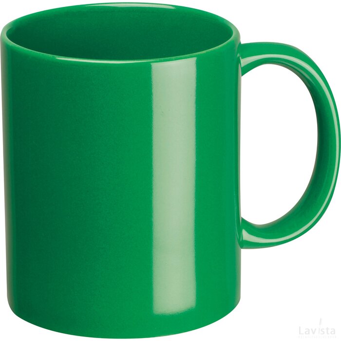 Koffiebeker van keramiek, 300 ml groen