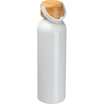 Drinkfles van gerecycled aluminium wit