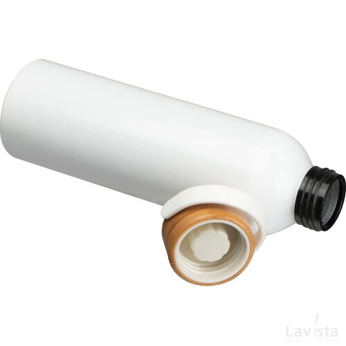 Drinkfles van gerecycled aluminium wit
