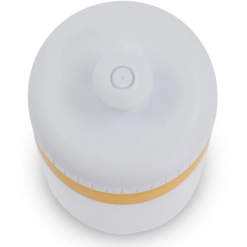 Sportfles met rand 500ml wit / geel