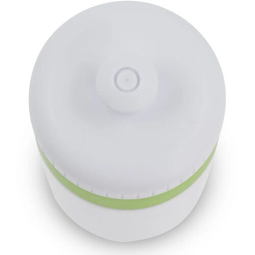 Sportfles met rand 500ml wit / licht groen