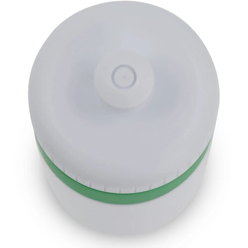 Sportfles met rand 500ml wit / groen