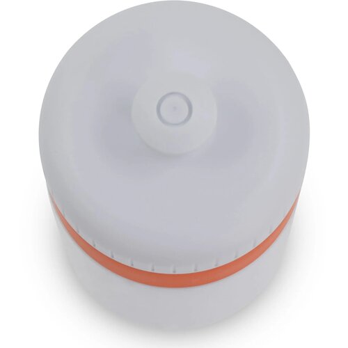 Sportfles met rand 500ml wit / oranje
