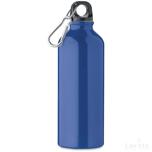 Gerecyclede aluminium fles 500m Remoss blauw