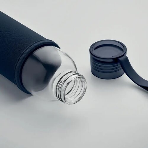 Gerecyclede glazen fles Ebor Kobaltblauw 500 ml
