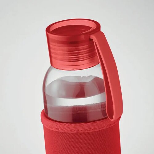 Gerecyclede glazen fles Ebor Rood 500 ml