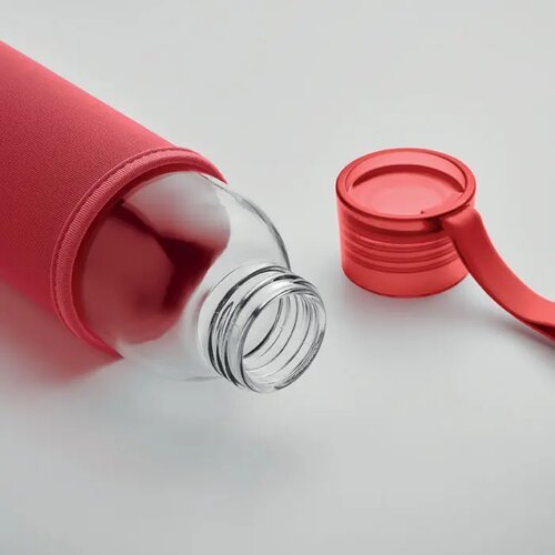 Gerecyclede glazen fles Ebor Rood 500 ml