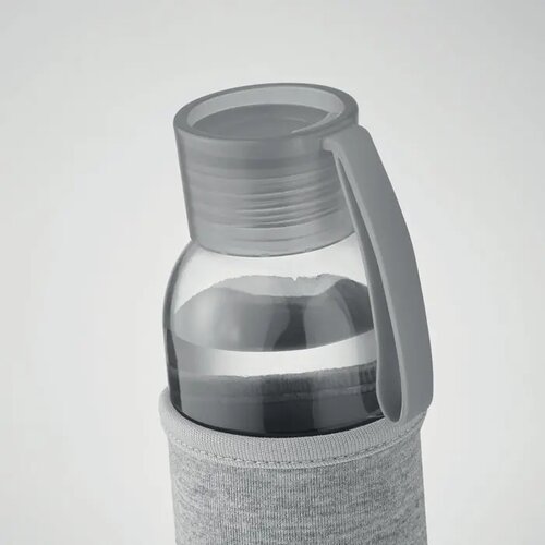 Gerecyclede glazen fles Ebor Grijs 500 ml