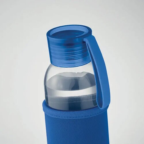 Gerecyclede glazen fles Ebor Kobaltblauw 500 ml