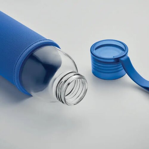 Gerecyclede glazen fles Ebor Kobaltblauw 500 ml