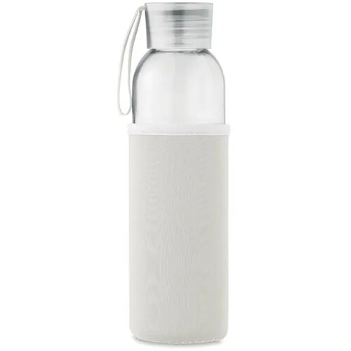 Gerecyclede glazen fles Ebor Beige 500 ml