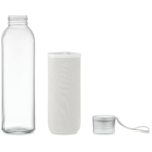 Gerecyclede glazen fles Ebor Beige 500 ml
