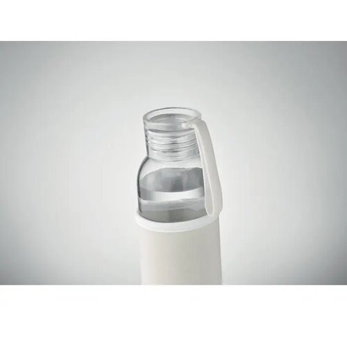Gerecyclede glazen fles Ebor Beige 500 ml