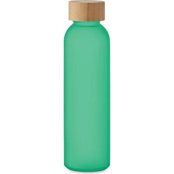 Matglazen fles 500 ml Abe transparant groen