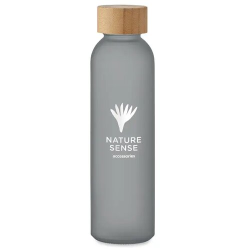 Matglazen fles Abe Grijs 500 ml