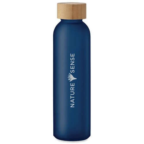 Matglazen fles Abe Blauw 500 ml