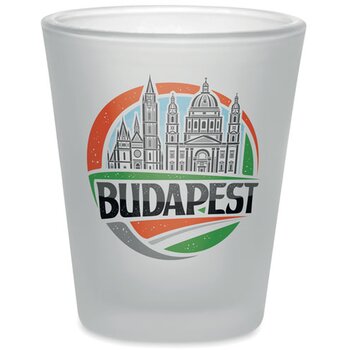 Sublimatie borrelglas 44ml Songoblim transparant wit 44 ml