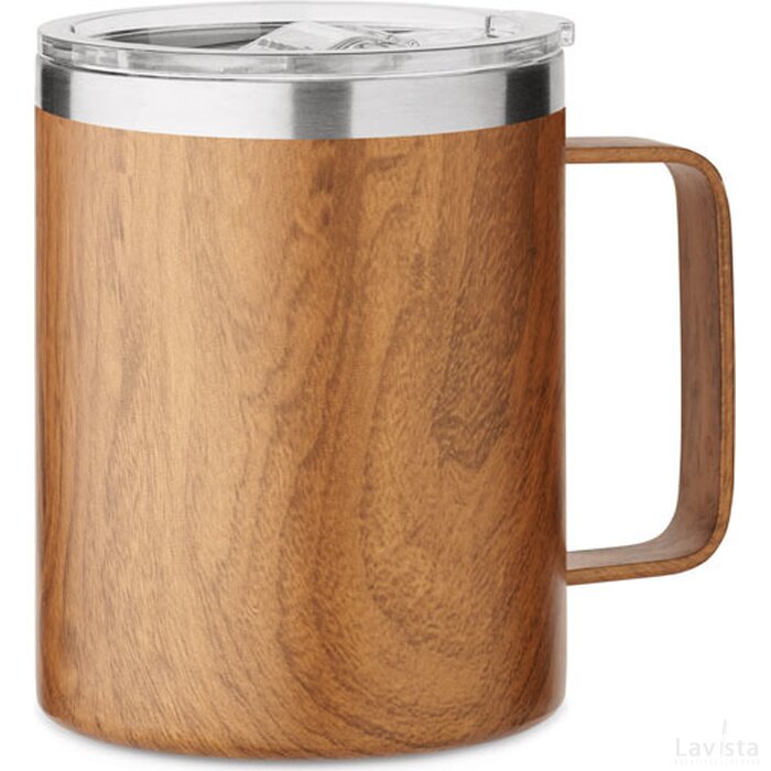 Dubbelwandige beker 300 ml Namib mug bruin