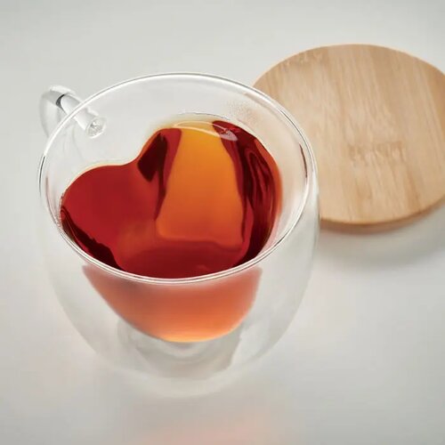 Dubbelwandige borosilicaat mok Transparant 180 ml