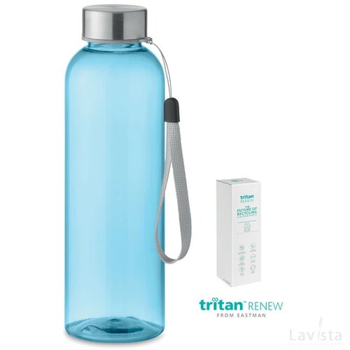 Tritan renew™ fles 500 ml Sea transparant blauw