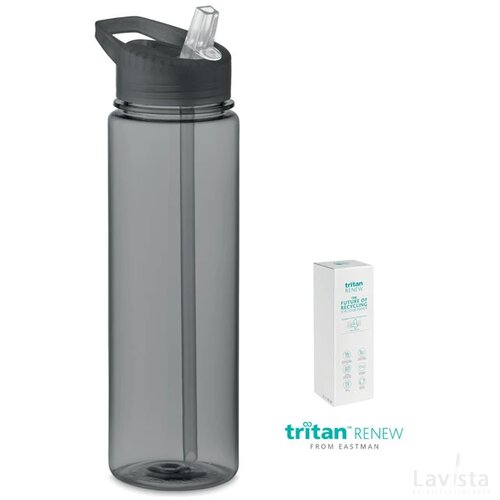 Tritan renew™ fles 650 ml Bay transparant grijs