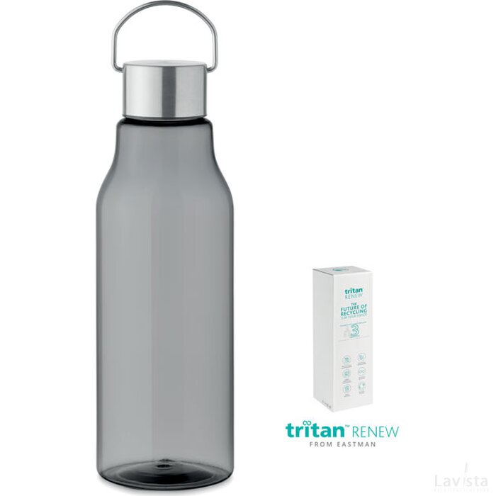 Tritan renew™ fles 800 ml Sound transparant grijs