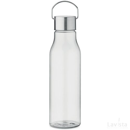 Rpet fles met pp dop 600 ml Vernal transparant