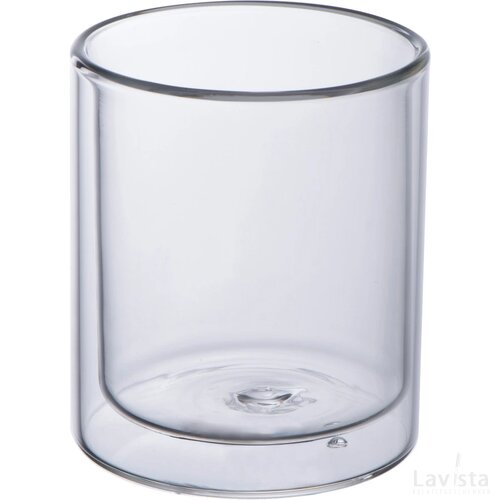 Dubbelwandig Cappuccinoglas Transparant