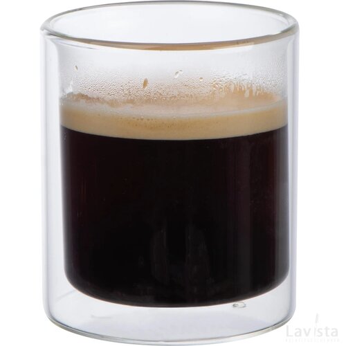 Dubbelwandig Cappuccinoglas Transparant