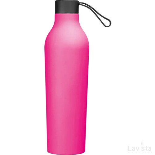 Drinkfles met rubberfinish, 750 ml paars
