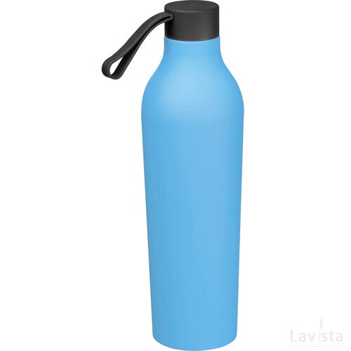Drinkfles met rubberfinish, 750 ml lichtblauw