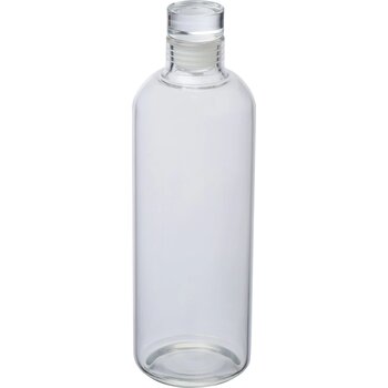 Glazen drinkfles, 750 ml transparant
