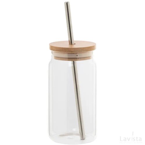 Frappu Mason Jar Beker Transparant
