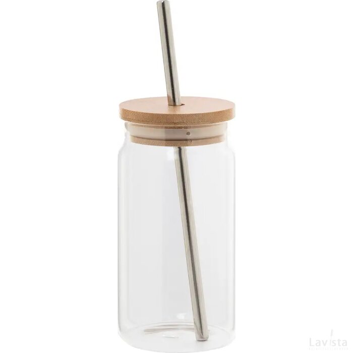 Frappu Mason Jar Beker Transparant