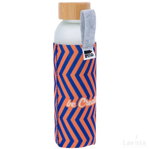 Carryfelt Glass Fles Wit