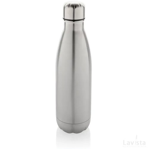 Eureka RCS-gecertificeerde gerecycled rvs enkelwandige fles zilver