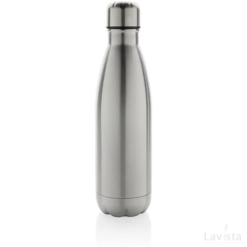 Eureka RCS-gecertificeerde gerecycled rvs enkelwandige fles zilver