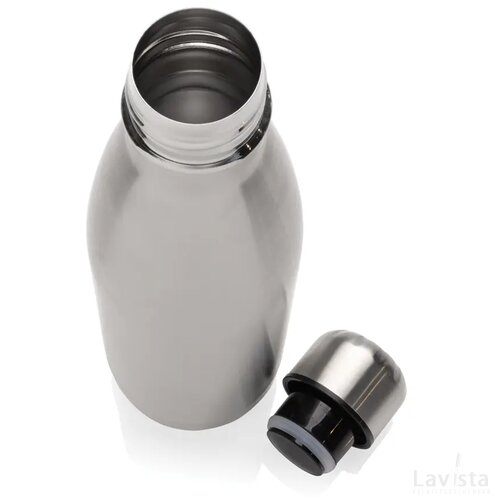Eureka RCS-gecertificeerde gerecycled rvs enkelwandige fles zilver
