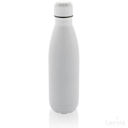 Eureka RCS-gecertificeerde gerecycled rvs enkelwandige fles wit