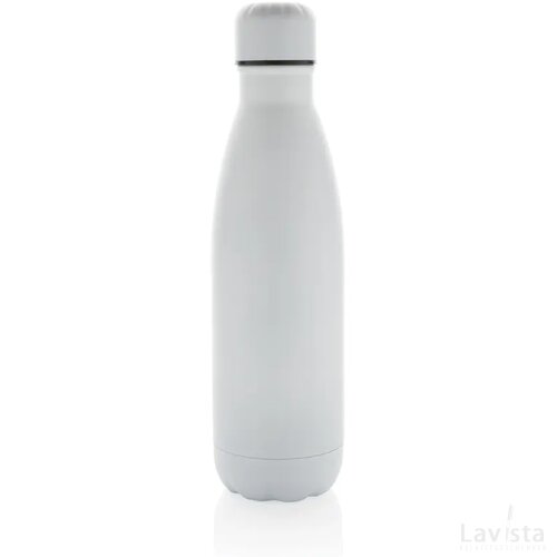 Eureka RCS-gecertificeerde gerecycled rvs enkelwandige fles wit