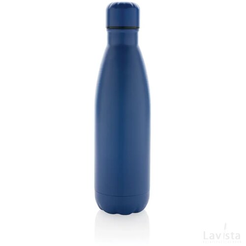 Eureka RCS-gecertificeerde gerecycled rvs enkelwandige fles blauw