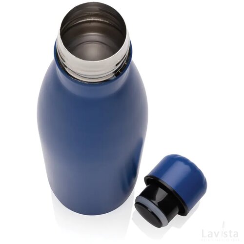Eureka RCS-gecertificeerde gerecycled rvs enkelwandige fles blauw