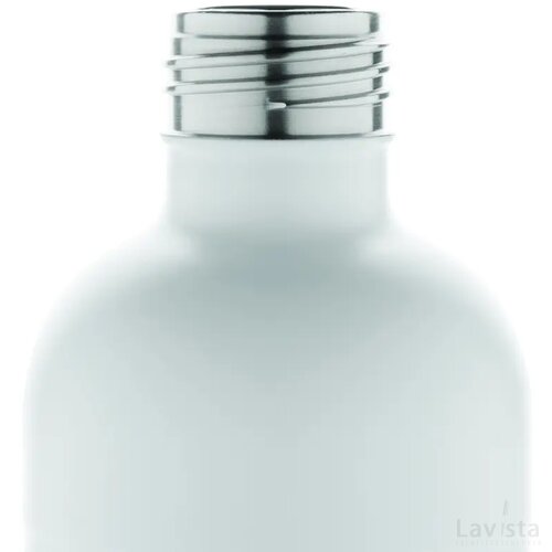 Soda RCS gecertificeerde gerecycled rvs drinkfles wit