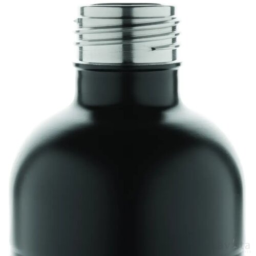 Soda RCS gecertificeerde gerecycled rvs drinkfles zwart
