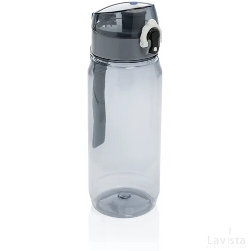 Yide RCS Gerecyclede PET lekvrije afsluitbare fles 600ml zwart