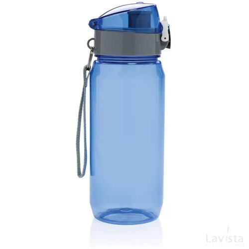 Yide RCS Gerecyclede PET lekvrije afsluitbare fles 600ml blauw