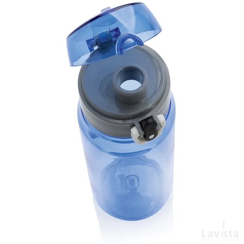Yide RCS Gerecyclede PET lekvrije afsluitbare fles 600ml blauw