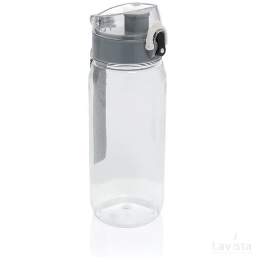 Yide RCS Gerecyclede PET lekvrije afsluitbare fles 600ml transparant