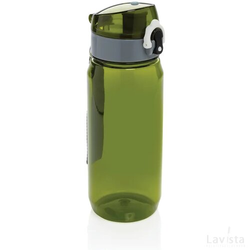 Yide RCS Gerecyclede PET lekvrije afsluitbare fles 600ml groen