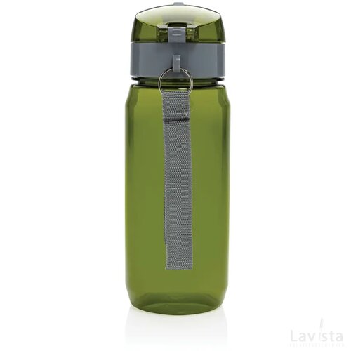 Yide RCS Gerecyclede PET lekvrije afsluitbare fles 600ml groen